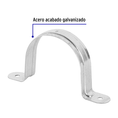 Bolsa c/5 abrazaderas tipo omega 3' p/tubo pared delgada | AO-3 | 46928