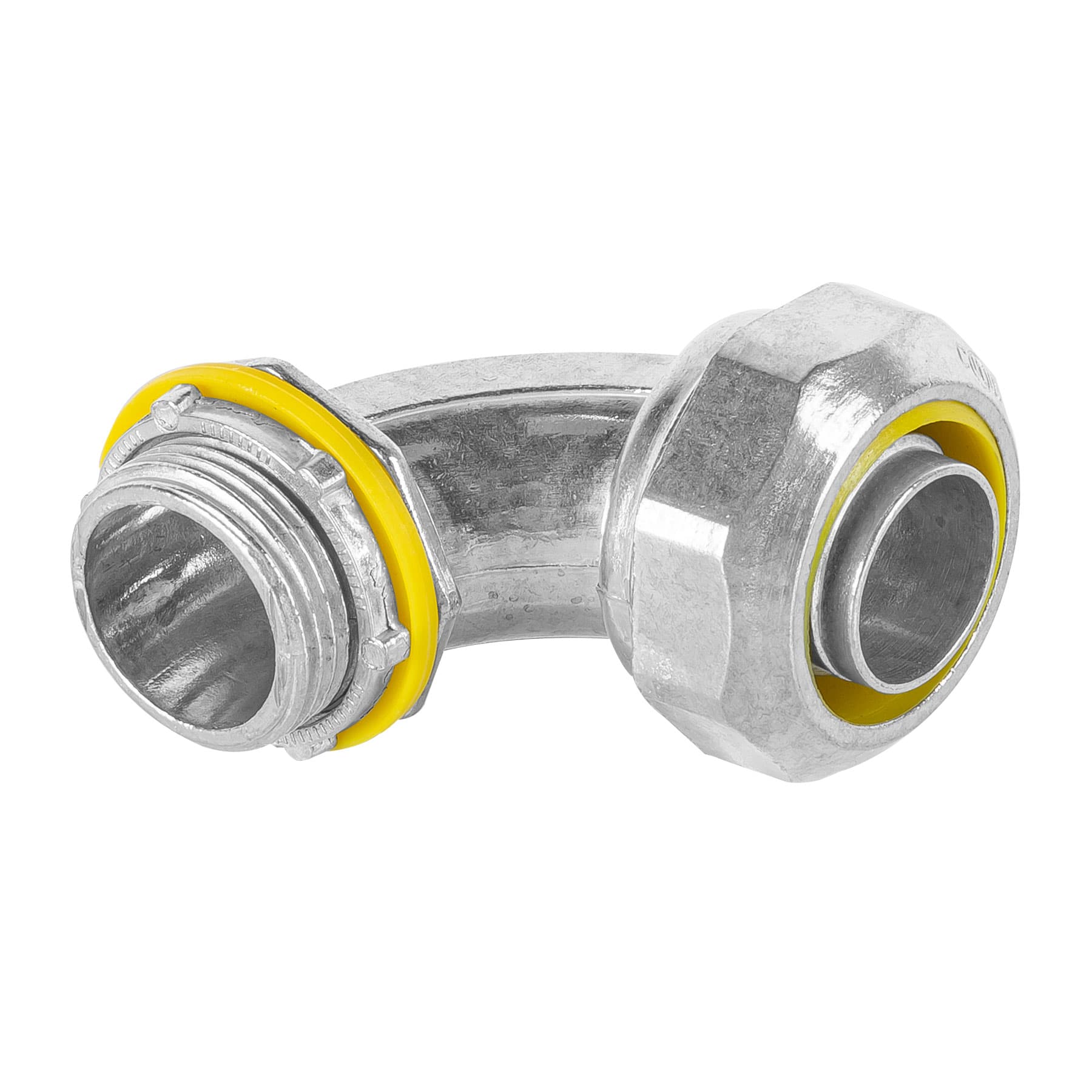 Conector curvo de 3/4' para tubo liquid tight, Volteck | CLQ-3/4C | 46934