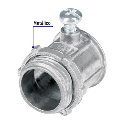 Conector conduit 1/2', Volteck | CONCO-1/2 | 46950