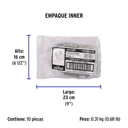 Cople conduit 3/4', Volteck | COPCO-3/4 | 46954