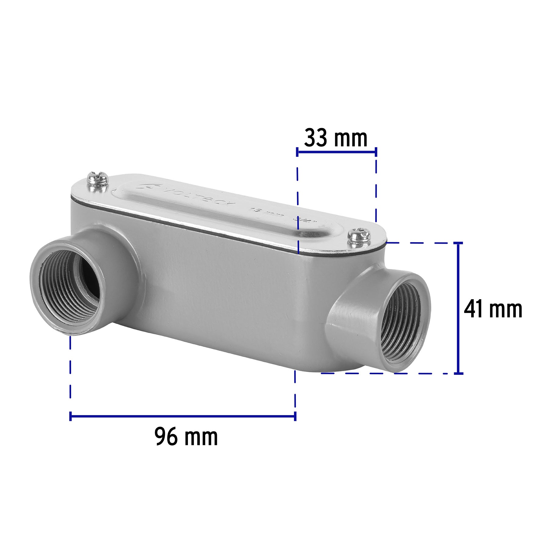Condulet 3/4' conexión tipo LR, Volteck | COLET-3/4-LR | 46974