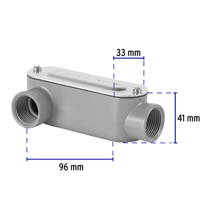 Condulet 3/4' conexión tipo LR, Volteck | COLET-3/4-LR | 46974