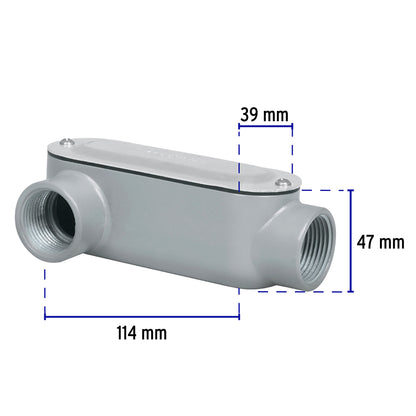 Condulet 1' conexión tipo LR, Volteck | COLET-1-LR | 46975