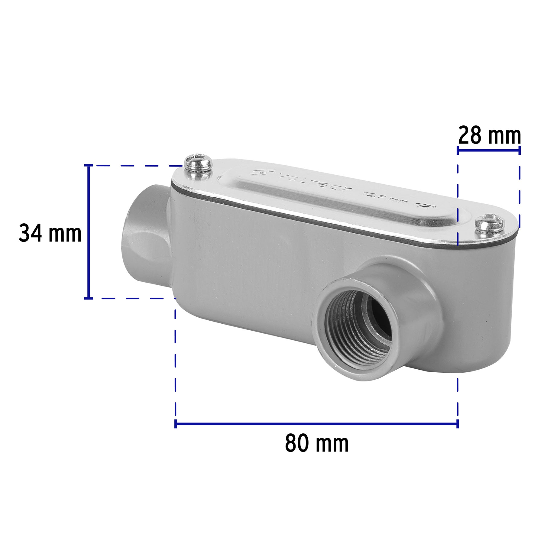 Condulet 1/2' conexión tipo LL, Volteck | COLET-1/2-LL | 46976