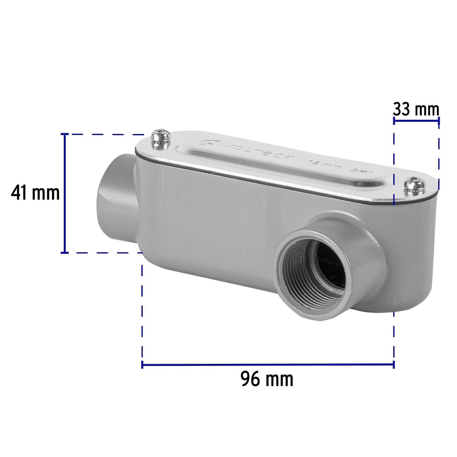 Condulet 3/4' conexión tipo LL, Volteck | COLET-3/4-LL | 46977