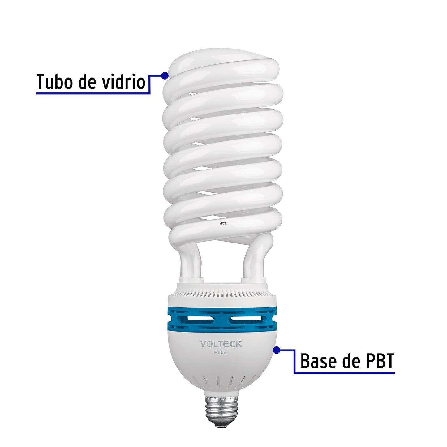 Lámpara espiral T5 105 W alta potencia luz de día, caja | F-105EC | 47101