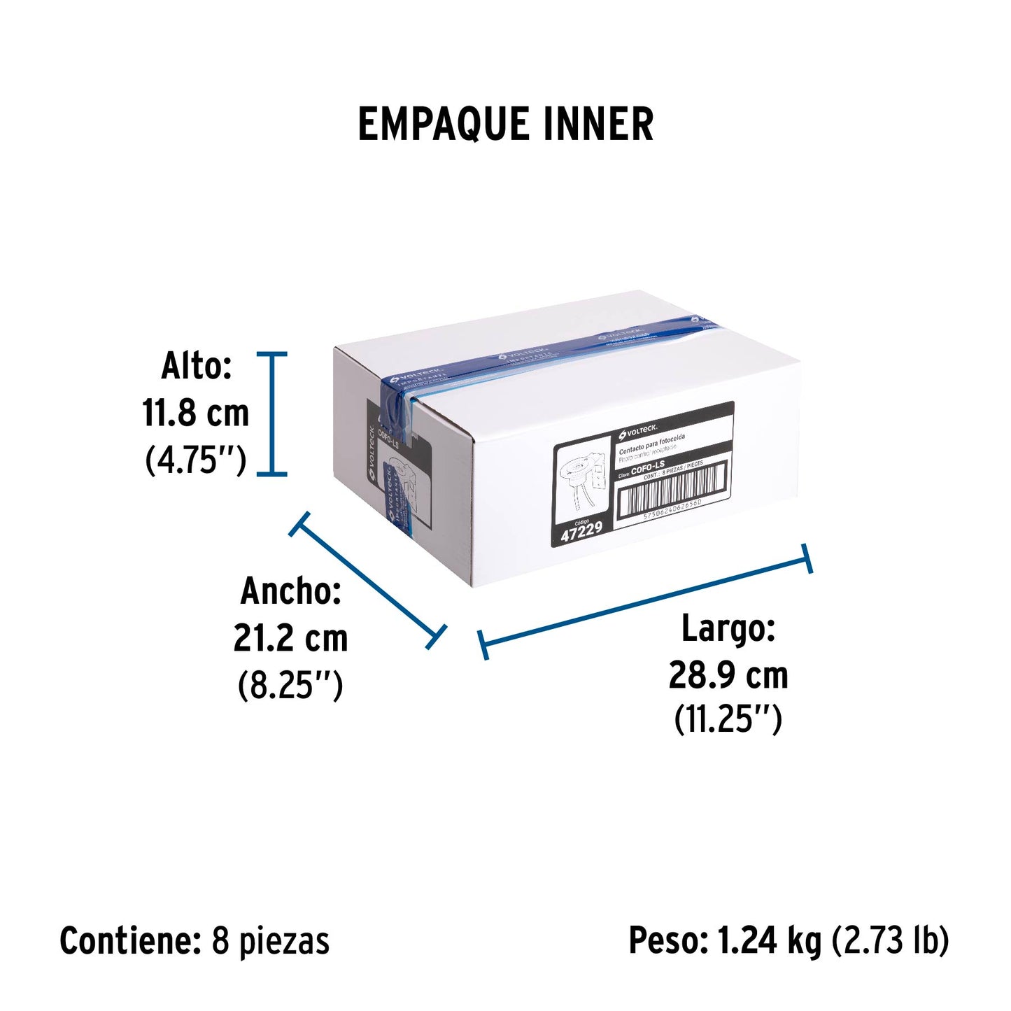 Base p/fotocelda montaje de 1/2 vuelta, tensión 110 - 220 V | COFO-LS | 47229