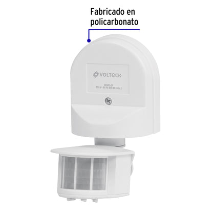Sensor de movimiento para exterior, Volteck | SEMO-EX | 47231