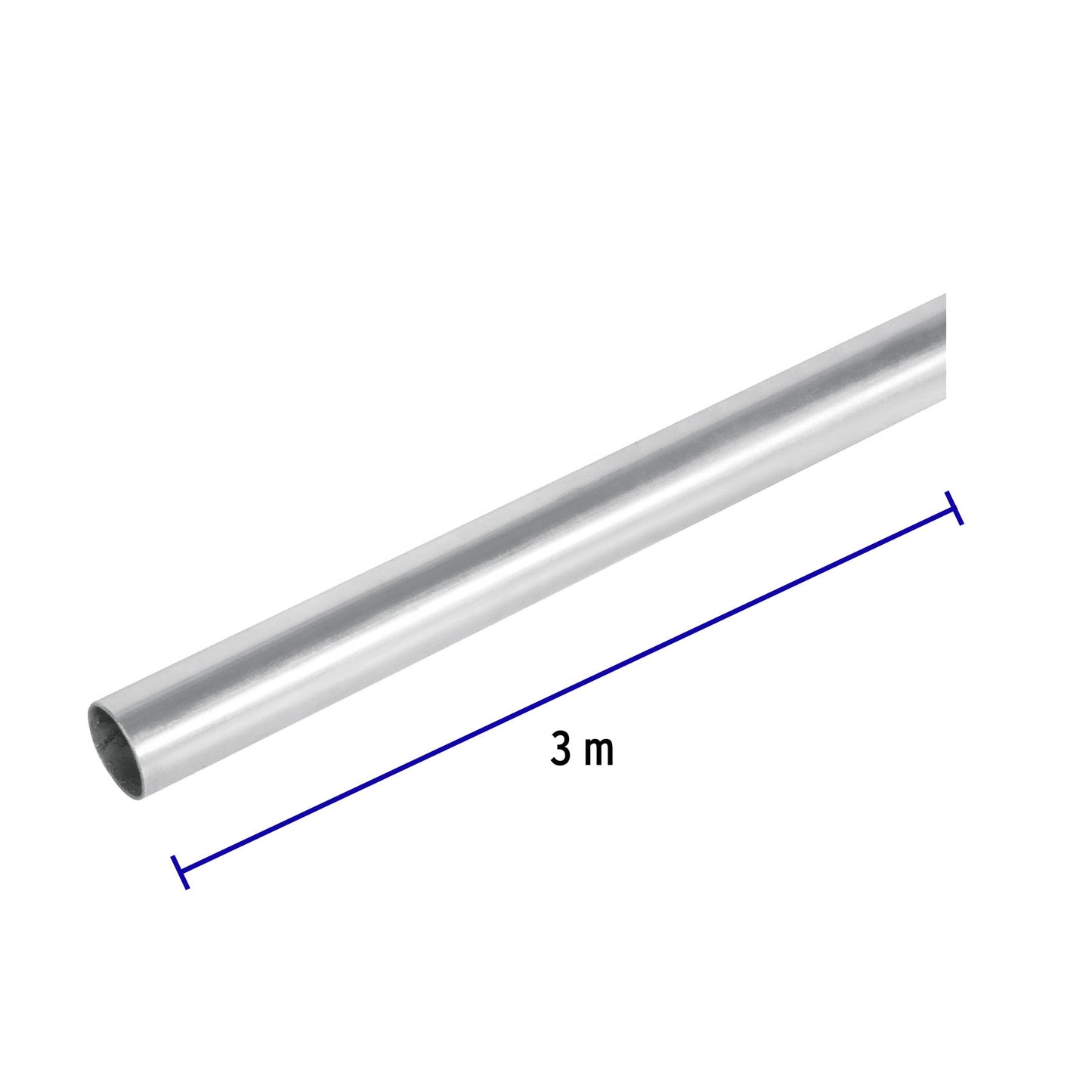Tubo Conduit 1/2' pared extra delgada (0.7 mm), et. azul 3 m | TC-1/2-DA | 47232