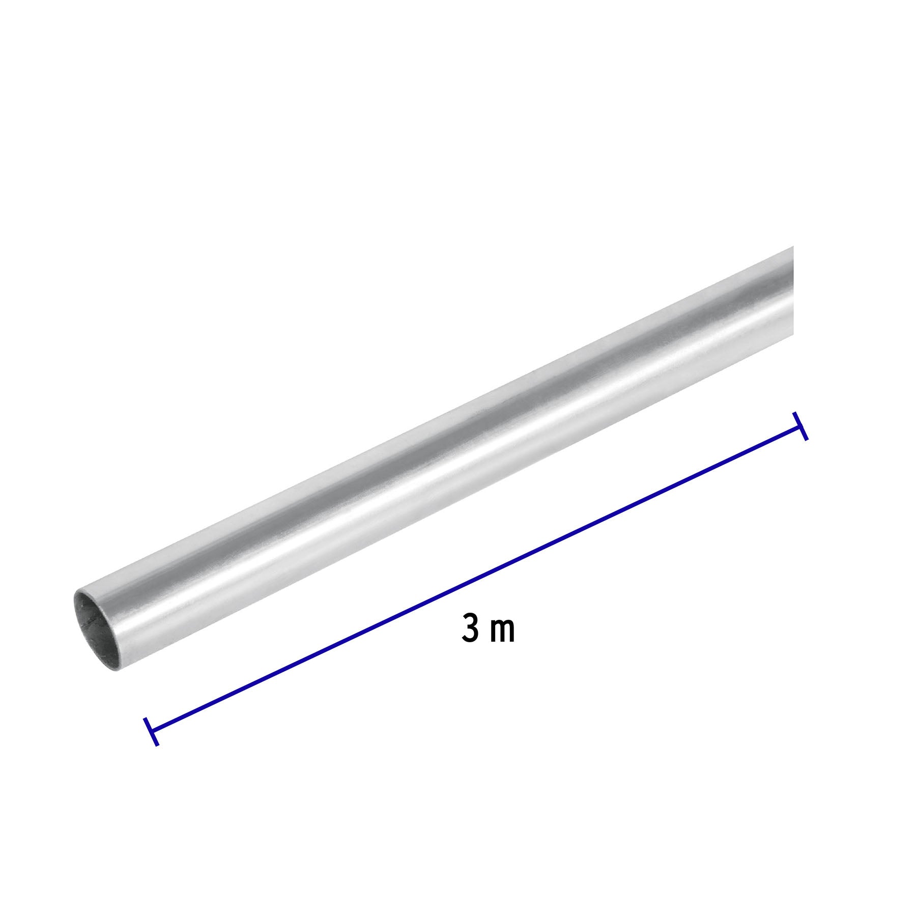 Tubo Conduit 1/2' pared extra delgada (0.7 mm), et. azul 3 m | TC-1/2-DA | 47232