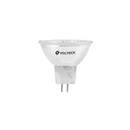 Lámpara de halógeno transp. 50 W tipo MR16 en caja, Volteck | JR-50C | 47254