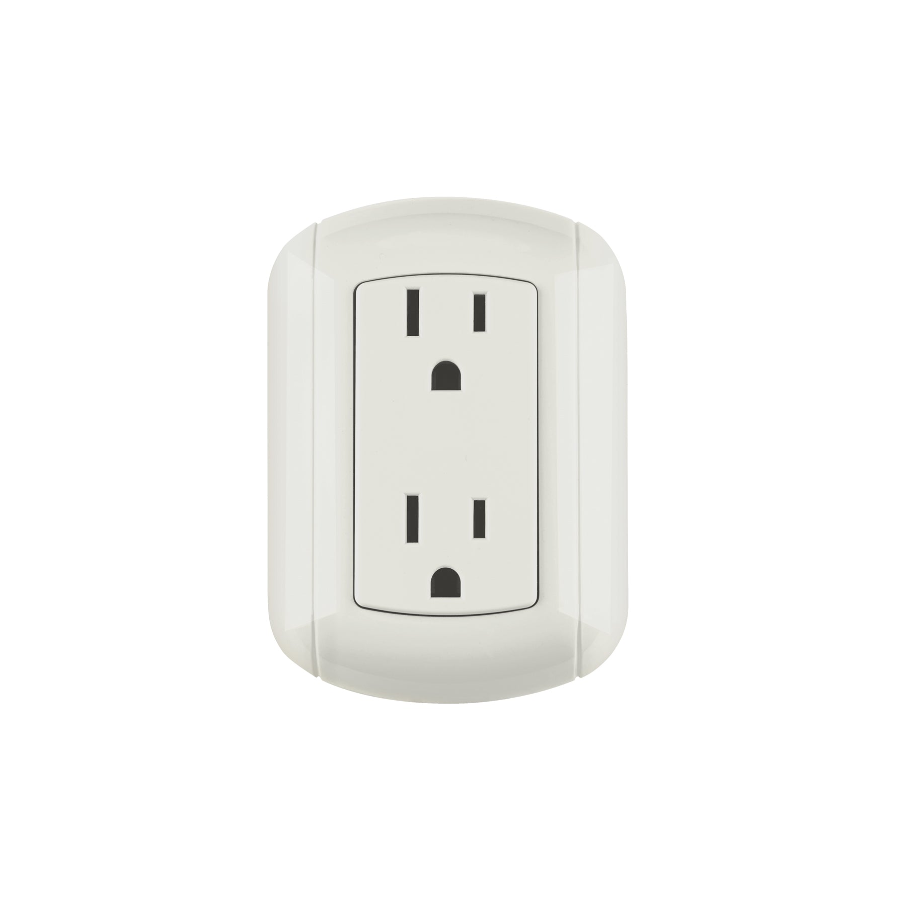 Contacto de sobreponer dúplex 2 polos+ tierra, ABS, Volteck | COSO-DA-2 | 47350