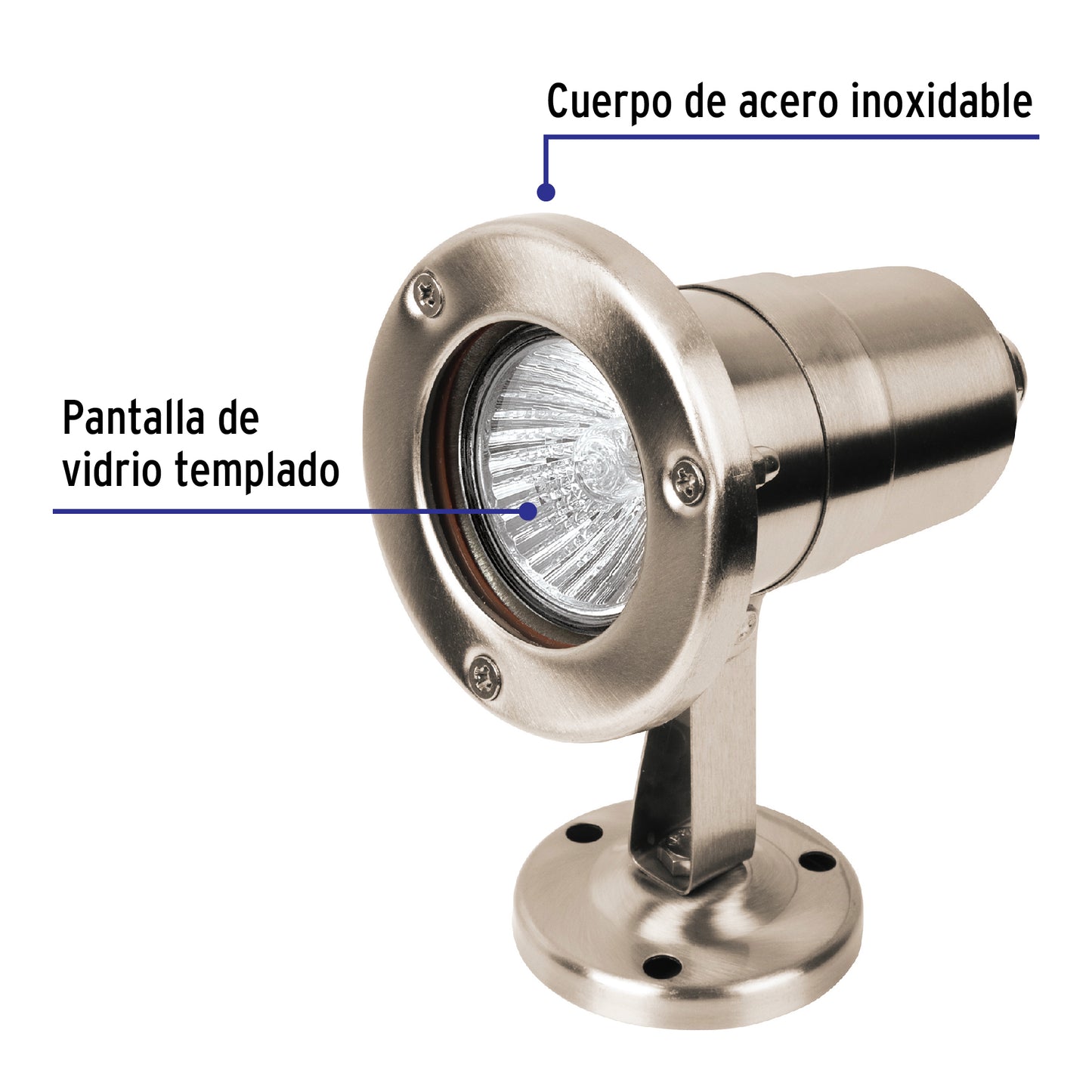 Sobrepuesto exterior, cilíndrico, spot, 1xMR16GU5.3, Volteck | SOB-701S | 47393