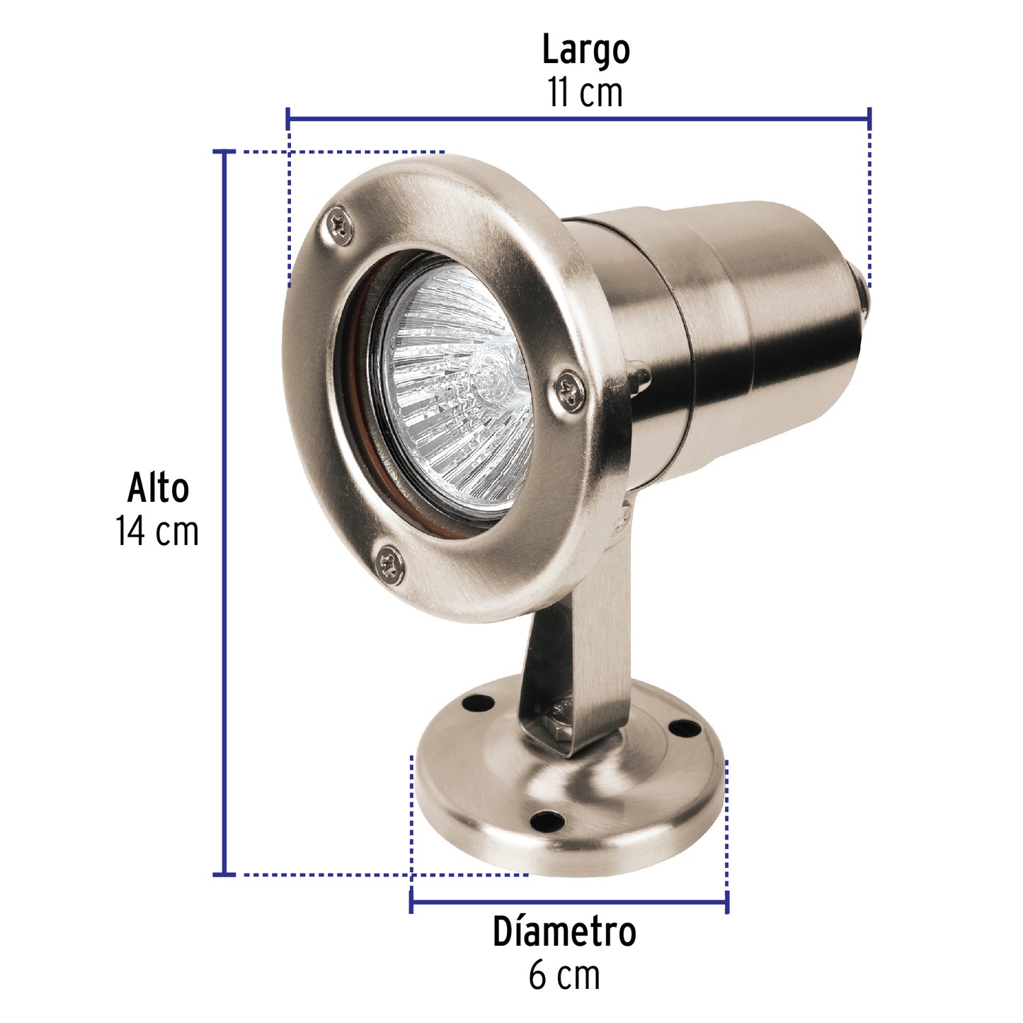 Sobrepuesto exterior, cilíndrico, spot, 1xMR16GU5.3, Volteck | SOB-701S | 47393