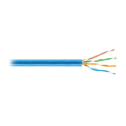Metro de cable UTP CAT5E, Bobina de 100m, azul, VOLTECK | CBR-51A | 47399