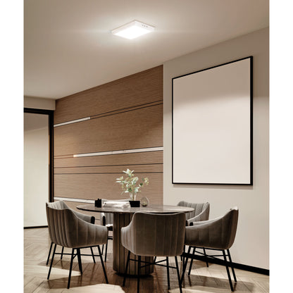 Luminario LED plafón 24W 6500K, cuadrado, blanco, VOLTECK | PLA-213L | 47445