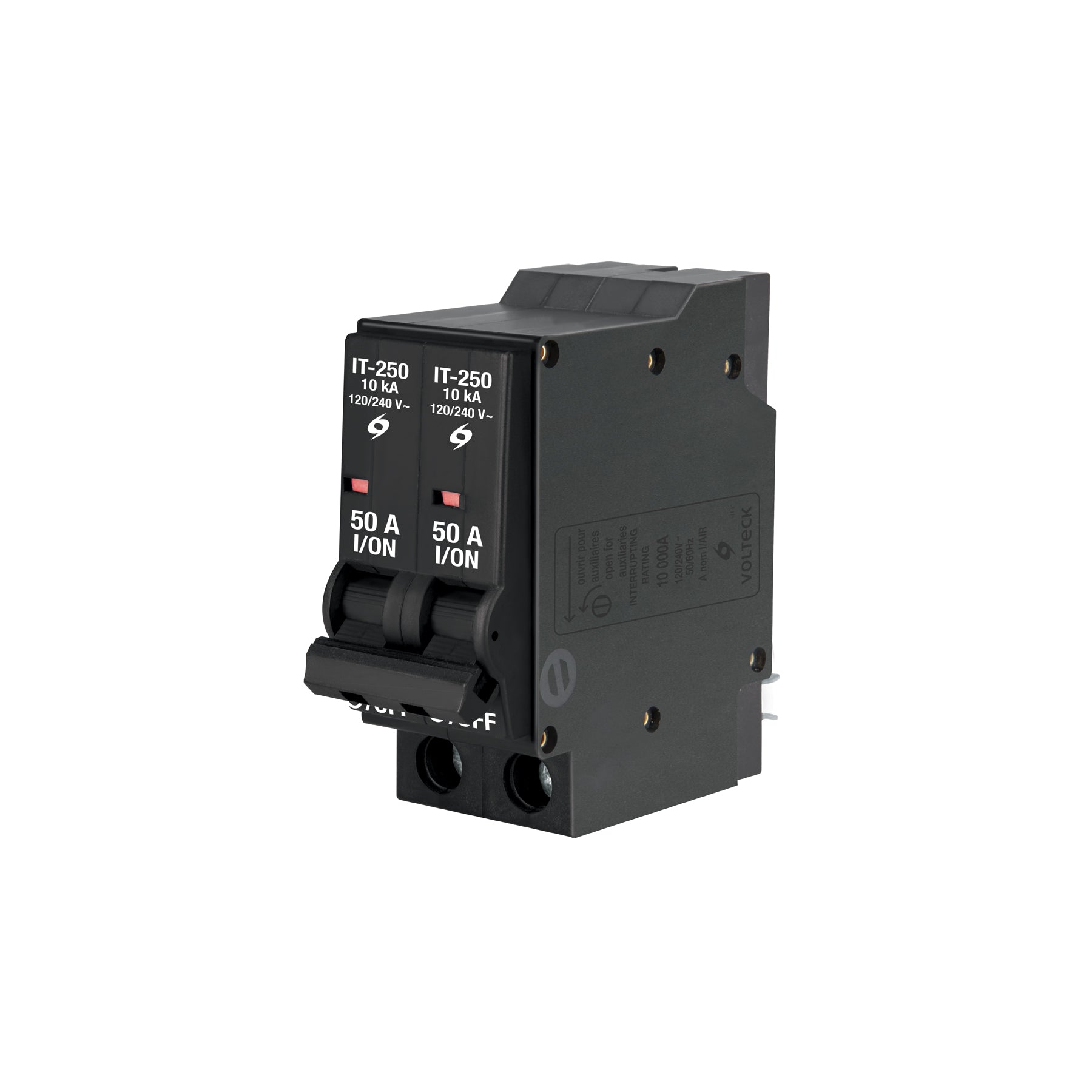 Interruptor de 2 polos 50A, enchufable, VOLTECK | IT-250 | 47512