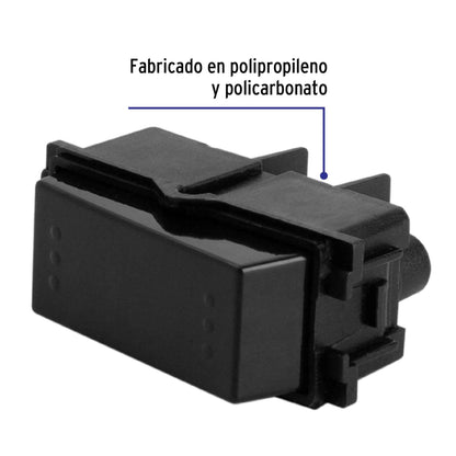 Interruptor de 3 vías, línea Italiana, color negro, Volteck | APSE-EIN | 47608