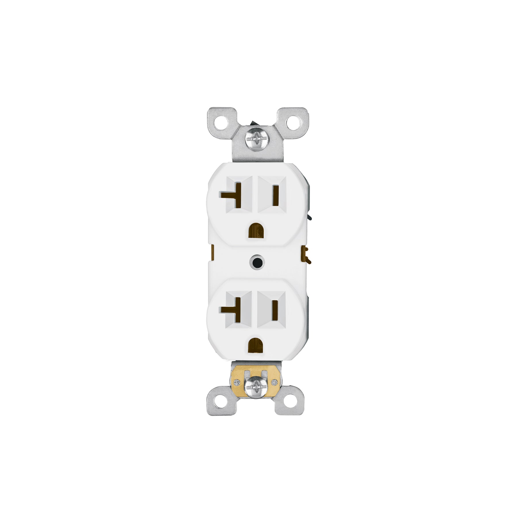 Contacto dúplex, 2 polos 3 hilos, 20 A, Standard, blanco | CODO-MSB | 47721
