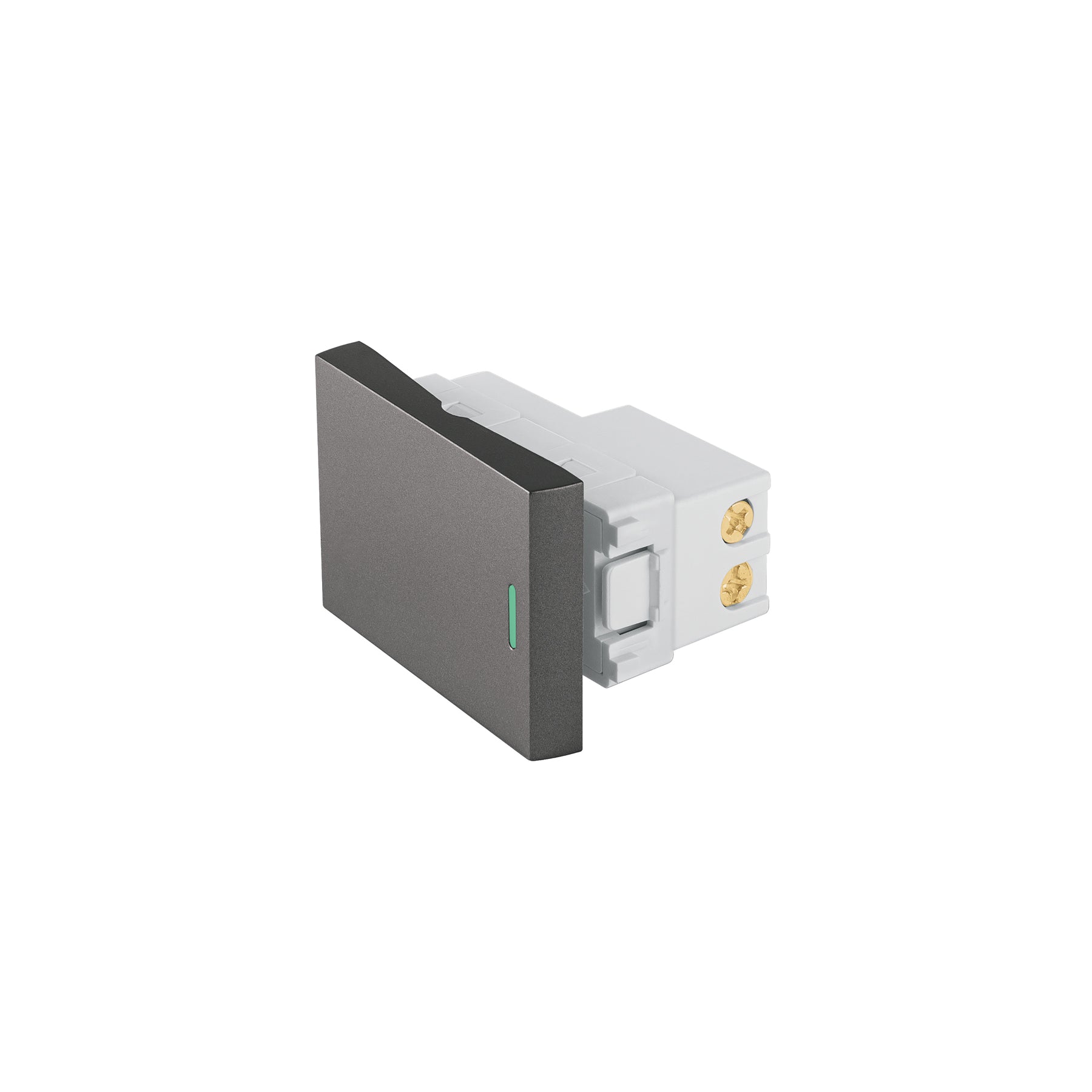 Interruptor 3 vías acero inox de 1.5 módulos, línea Lisboa | APSE15-ELA | 47824
