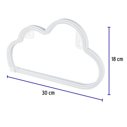Luz de noche de LED nube neón, Volteck | LUZ-NN | 47868