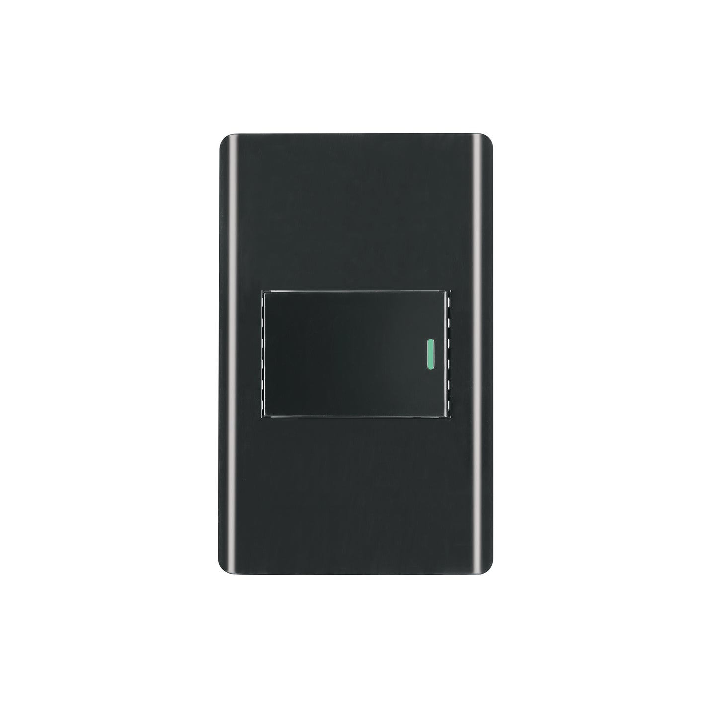 Placa armada negra 1 interruptor 1.5 módulos, Lisboa | PA-APSE15-LN | 47891