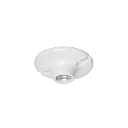 Portalámpara de porcelana, 4-1/2', redonda, a granel Volteck | POPO-18G | 47915
