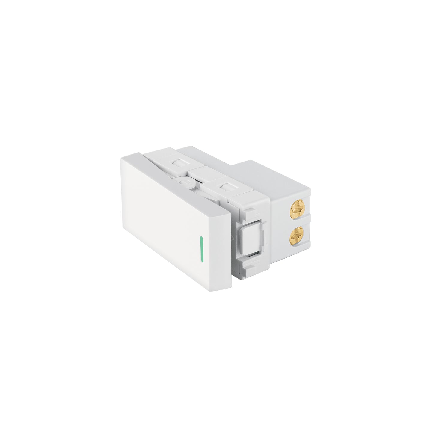 Interruptor de 3 vías blanco de 1 módulo, línea Lisboa | APSE-ELB | 47943