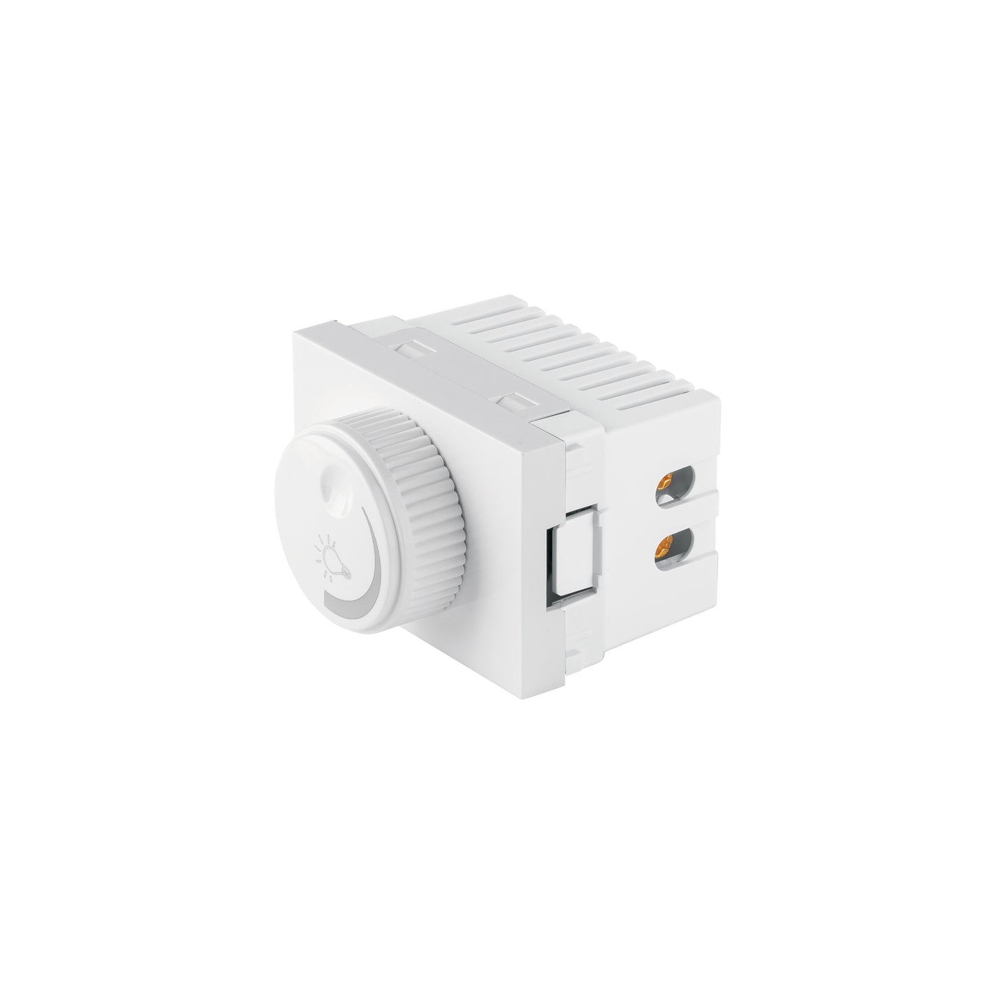 Dimmer giratorio blanco de 1.5 módulos, línea Lisboa | DIM15-LB | 47953
