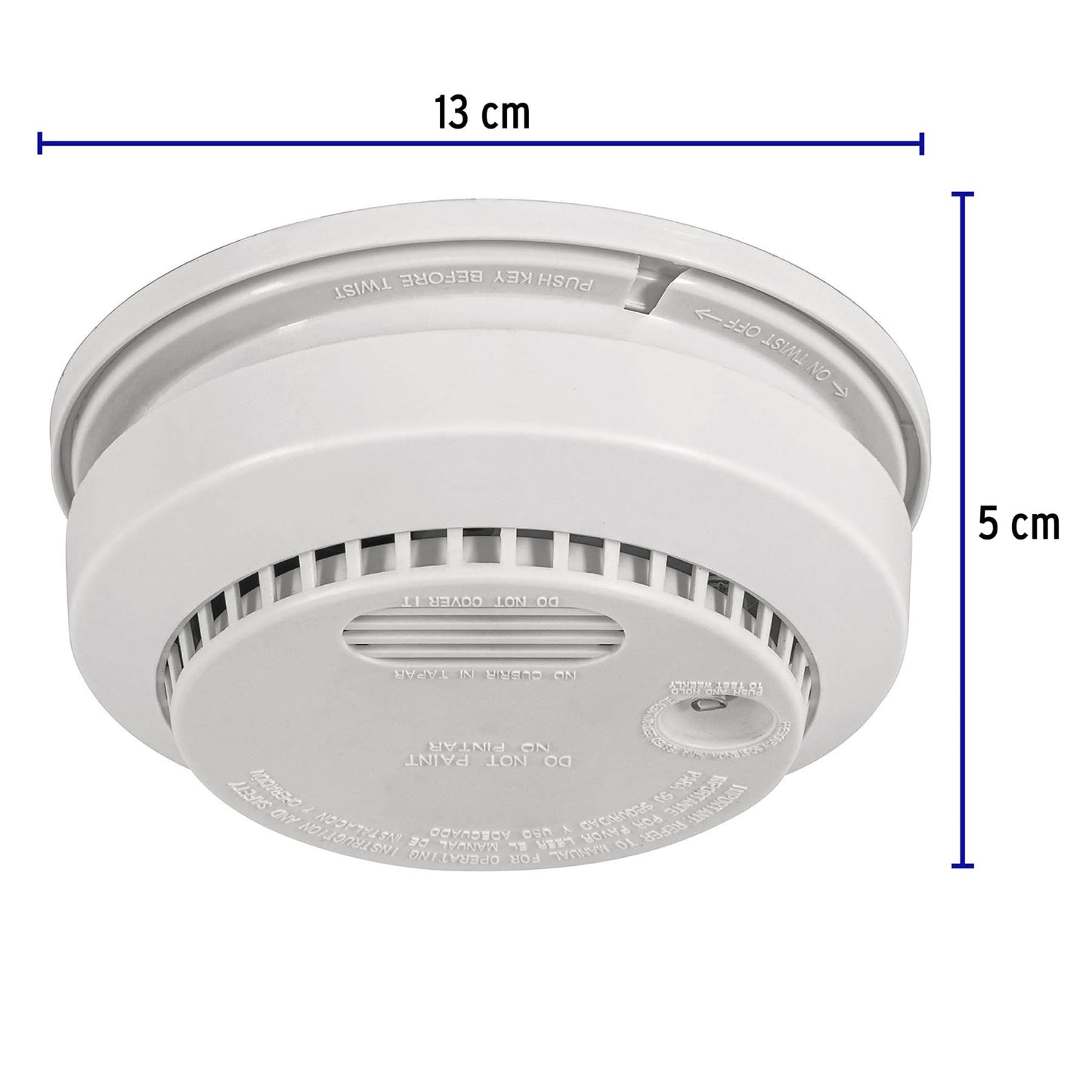Detector de humo con alarma, Volteck | ALHU-132 | 48023