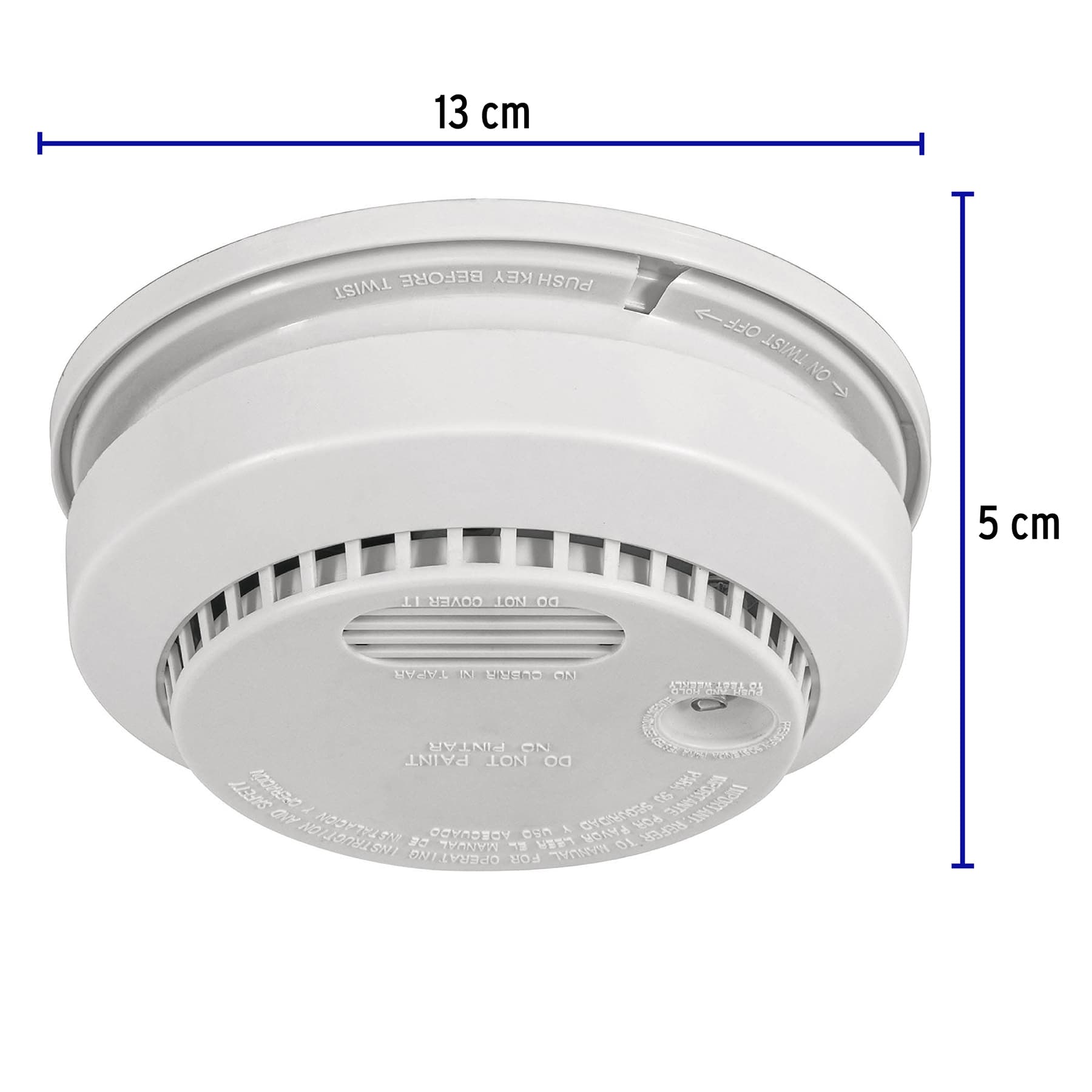 Detector de humo con alarma, Volteck | ALHU-132 | 48023