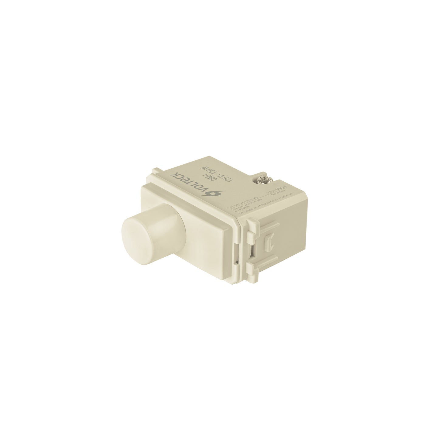 Dimmer giratorio, línea Italiana, marfil, Volteck | DIM-I | 48080