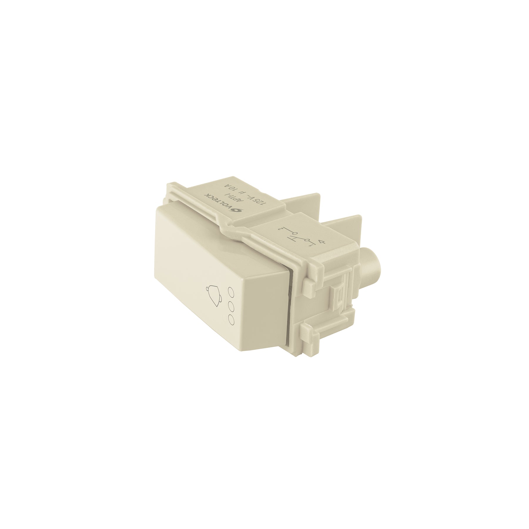 Interruptor para timbre, línea Italiana, color marfil | APTI-I | 48099