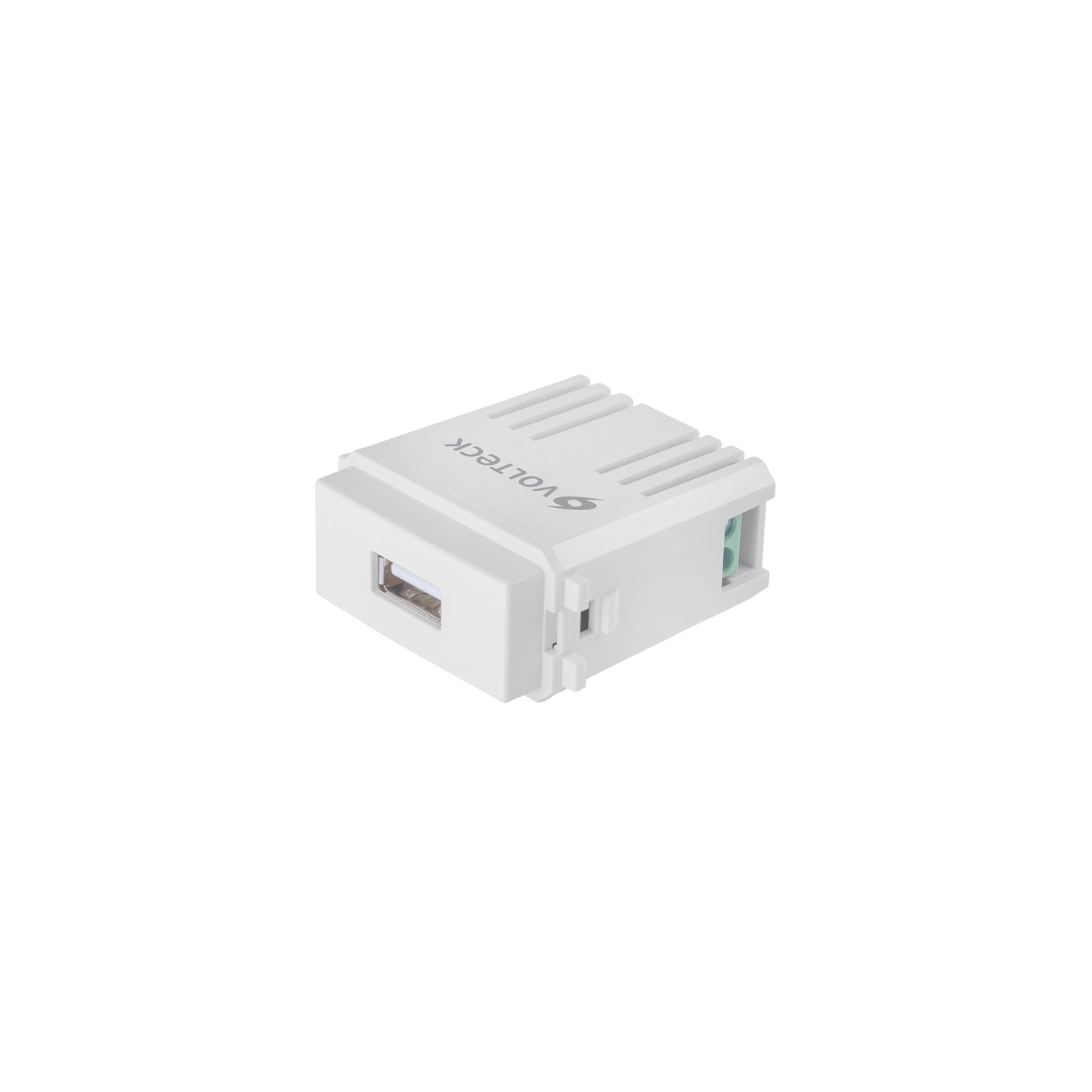 Módulo puerto USB, línea Italiana, color blanco, Volteck | CUSB-IB | 48109