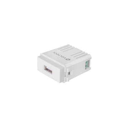 Módulo puerto USB, línea Italiana, color blanco, Volteck | CUSB-IB | 48109