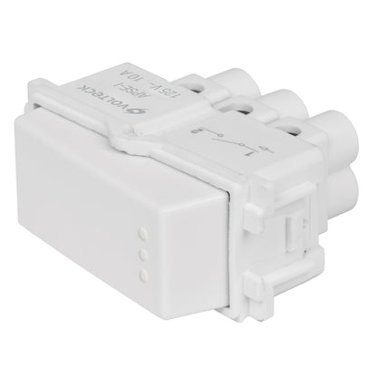 Interruptor sencillo, línea Italiana, color blanco, Volteck | APSE-IB | 48132