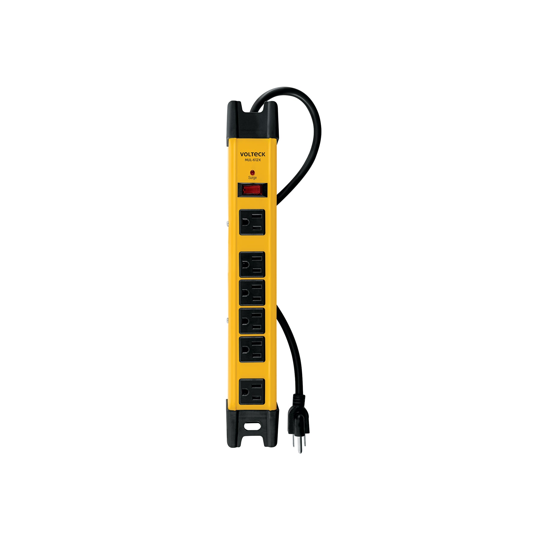 Multicontacto 14 AWG industrial supresor de picos 6 entradas | MUL-612X | 48186
