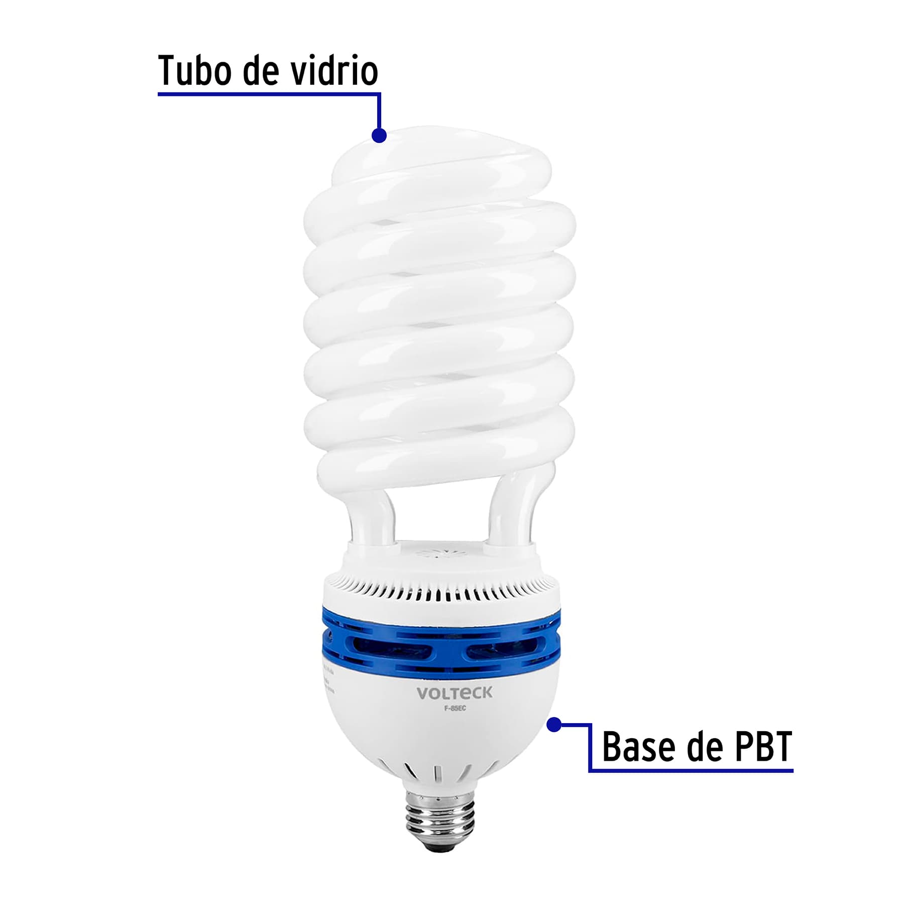 Lámpara espiral T5 85 W alta potencia luz de día, caja | F-85EC | 48223