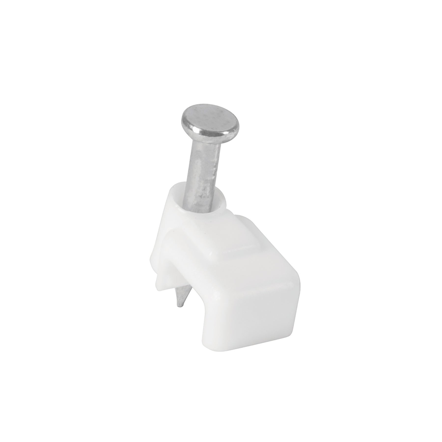 Bolsa con 20 grapas blancas de 3 x 6 mm para cable plano | GPL-5B | 48277