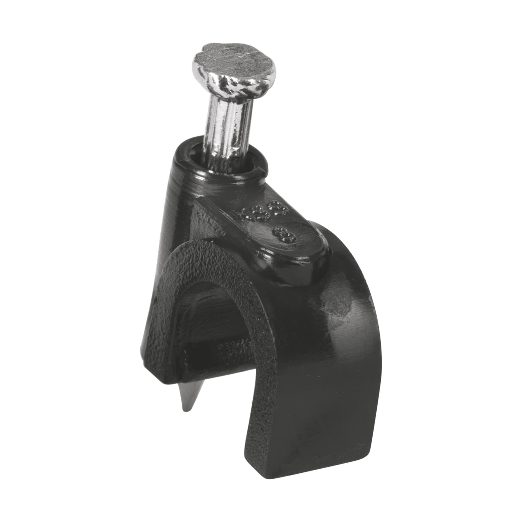 Bolsa con 20 grapas negras de 8 mm para cable redondo | GCU-8N | 48281