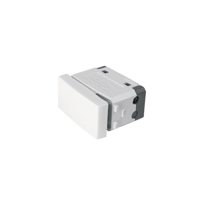 Interruptor de 3 vías, línea Oslo, color blanco, Volteck | APSE-EOB | 48321