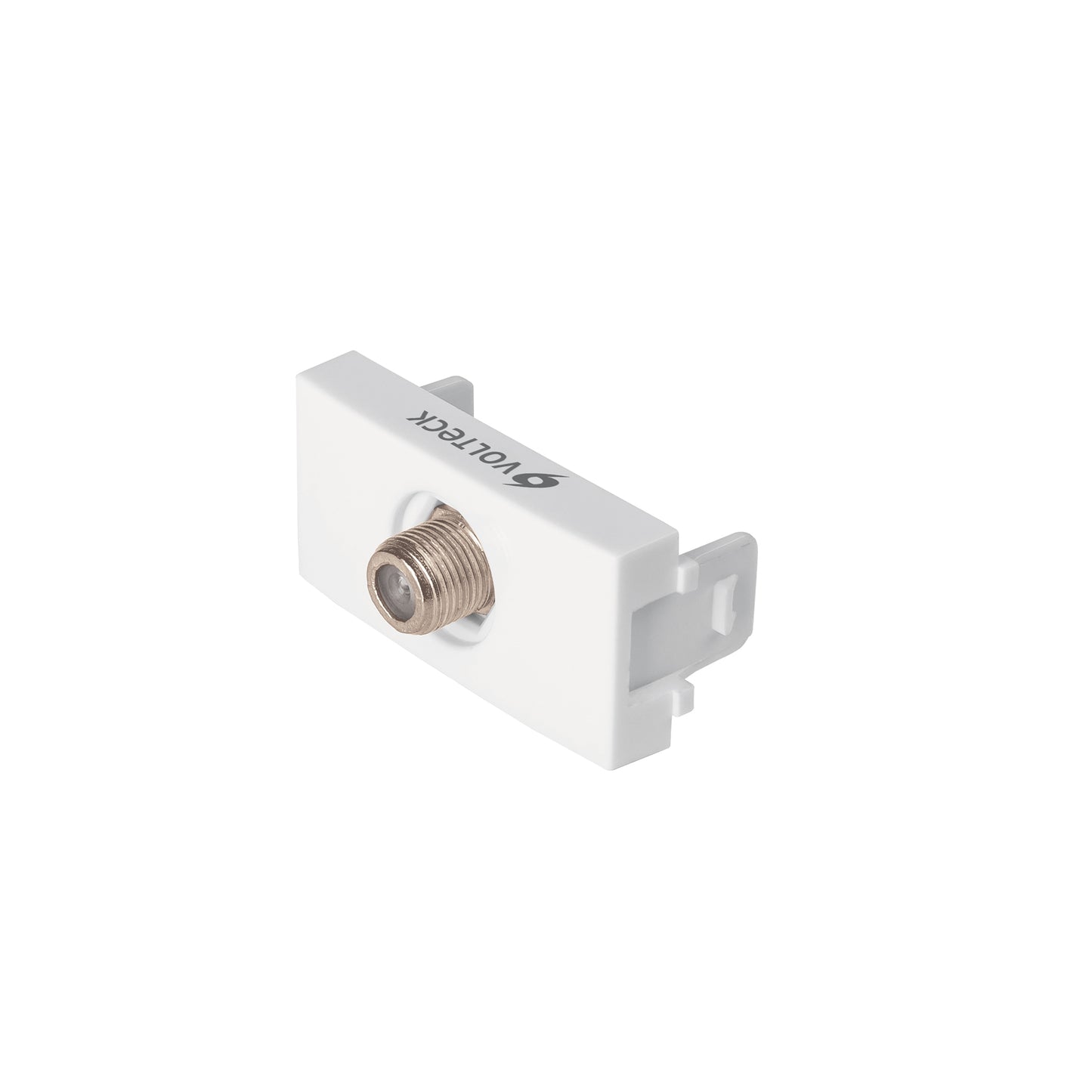 Toma de televisión, línea Oslo, color blanco, Volteck | TV-OB | 48326