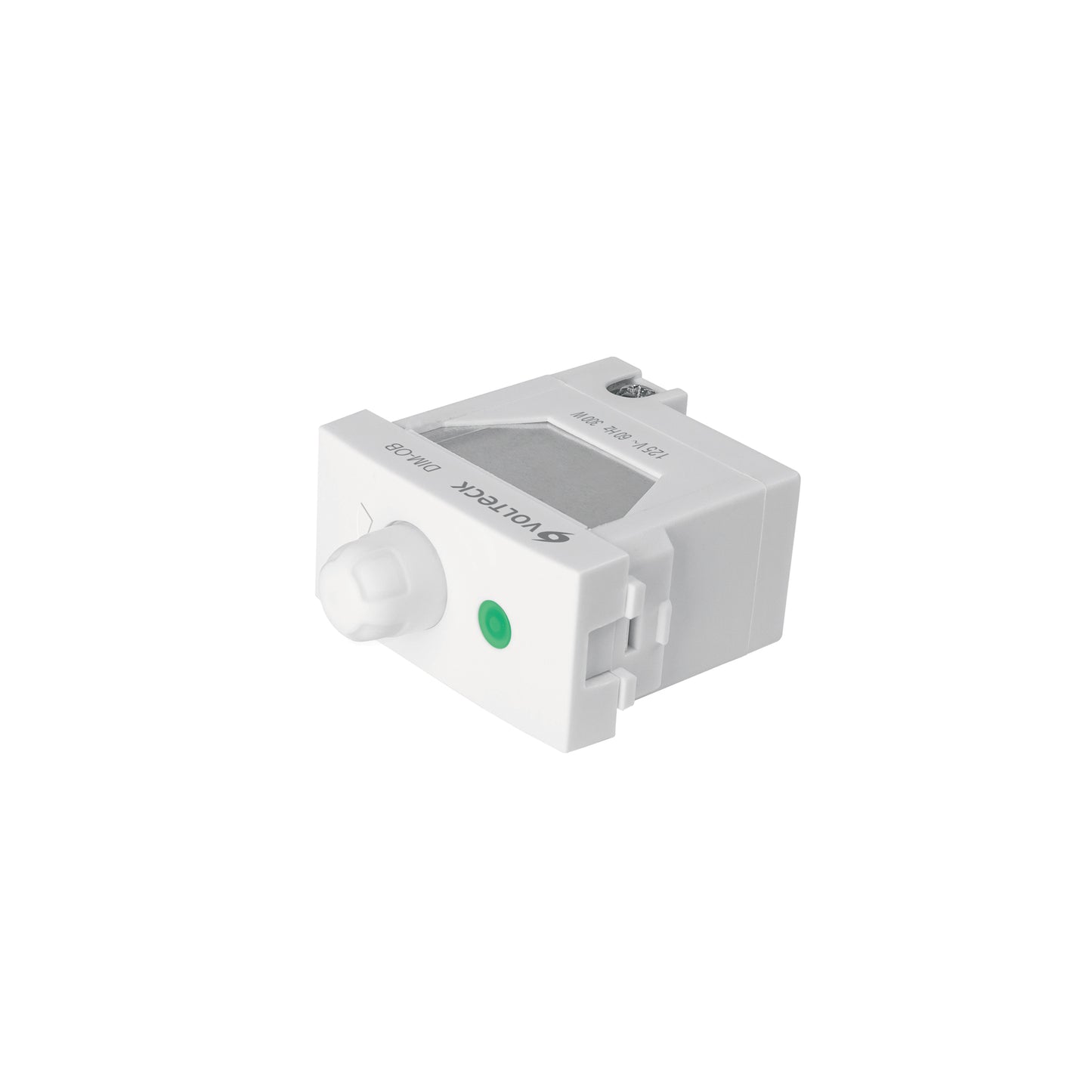 Dimmer giratorio, línea Oslo, color blanco, Volteck | DIM-OB | 48330