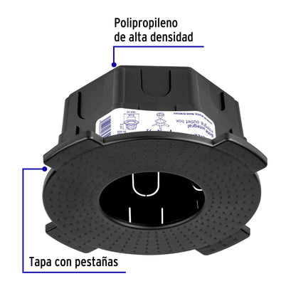 Bote integral de 8 cm, aro interno de 8 cm, Volteck | BOIN-808 | 48372