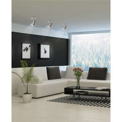 Luminario de sobreponer con 3 spots base GU10, Volteck | SOB-303S | 48434
