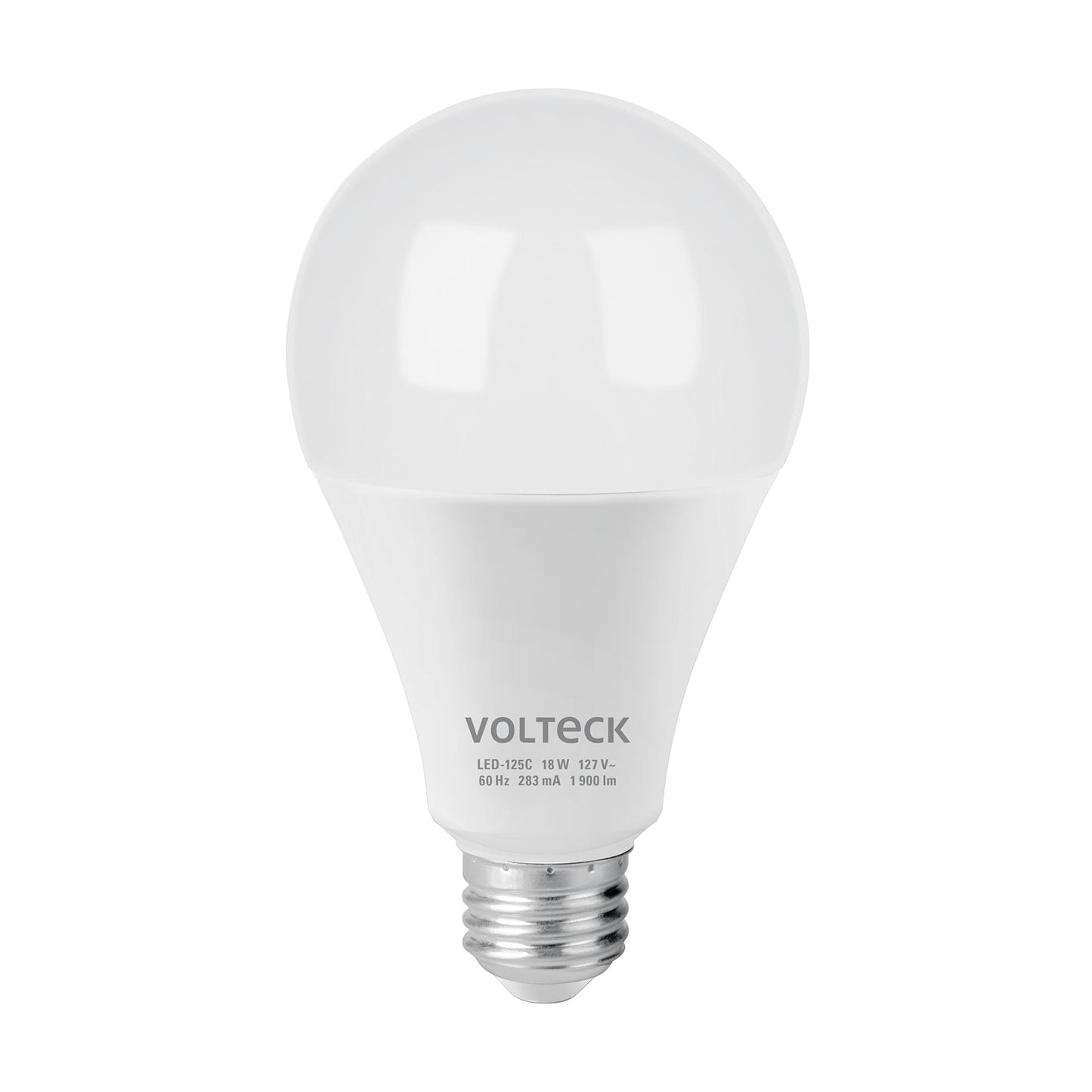 Lámpara LED A25 18 W (equiv. 125 W) luz cálida, caja Volteck | LED-125C | 48459