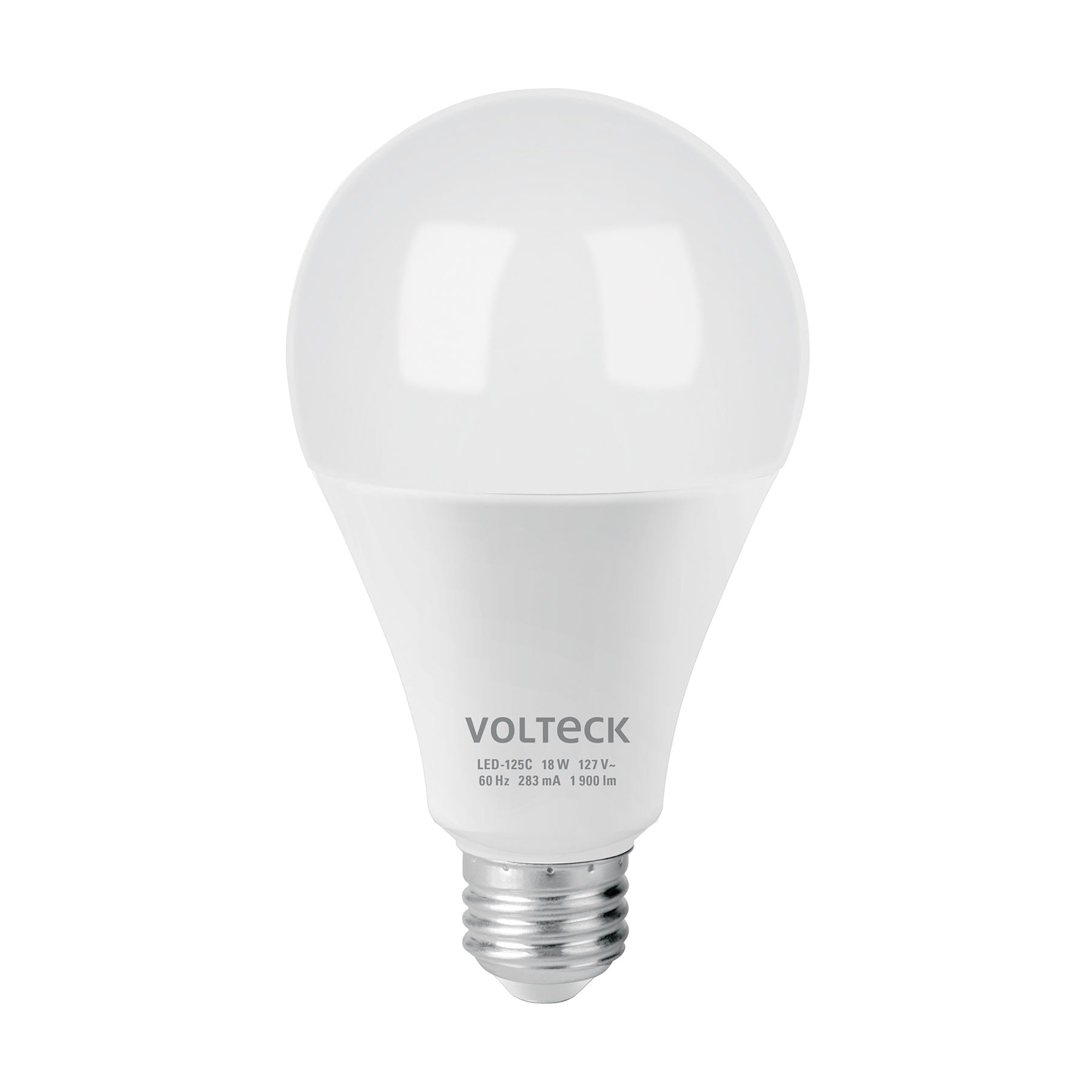Lámpara LED A25 18 W (equiv. 125 W) luz cálida, caja Volteck | LED-125C | 48459