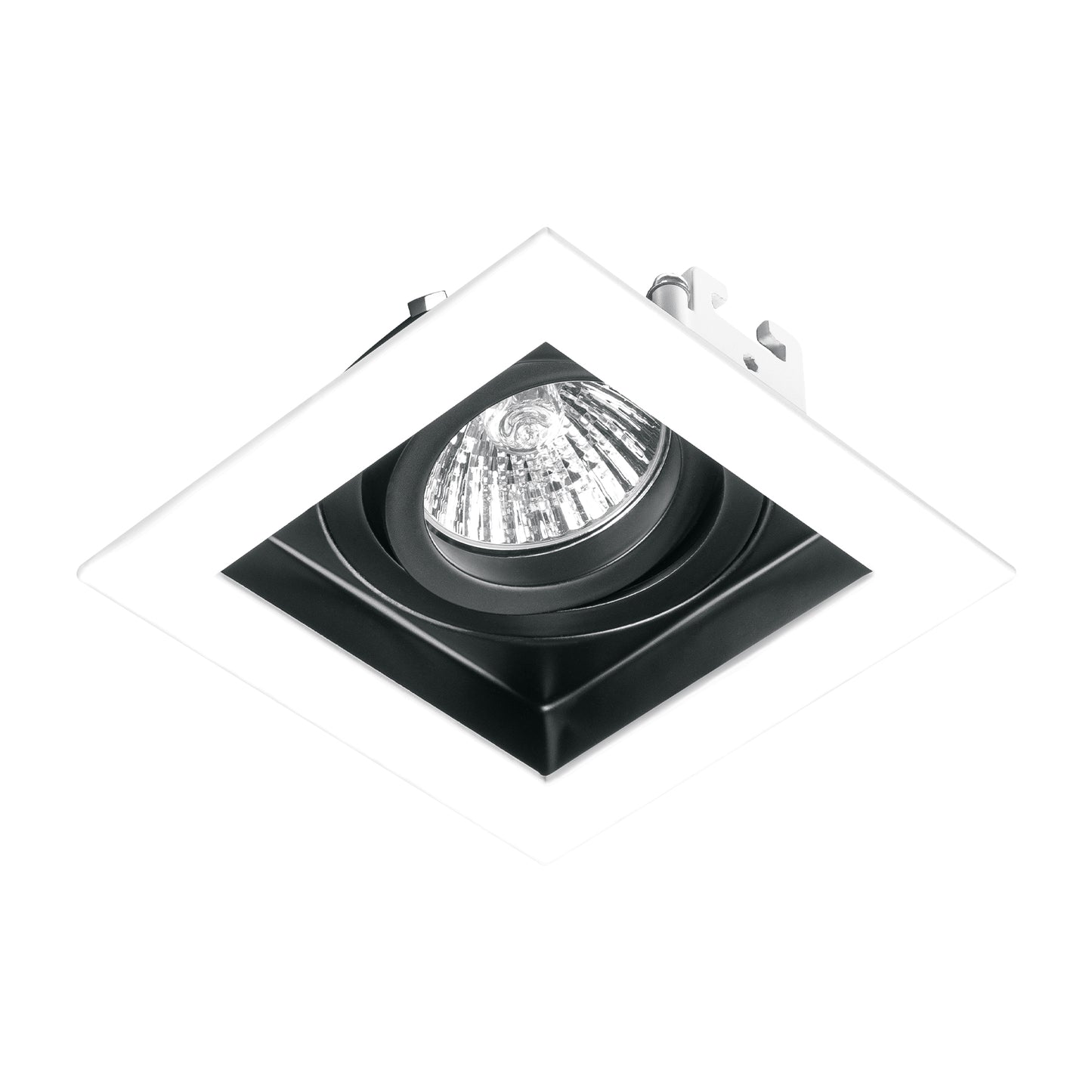 Luminario empotrable con 1 spot dirigible, blanco, VOLTECK | EMP-710S | 49544