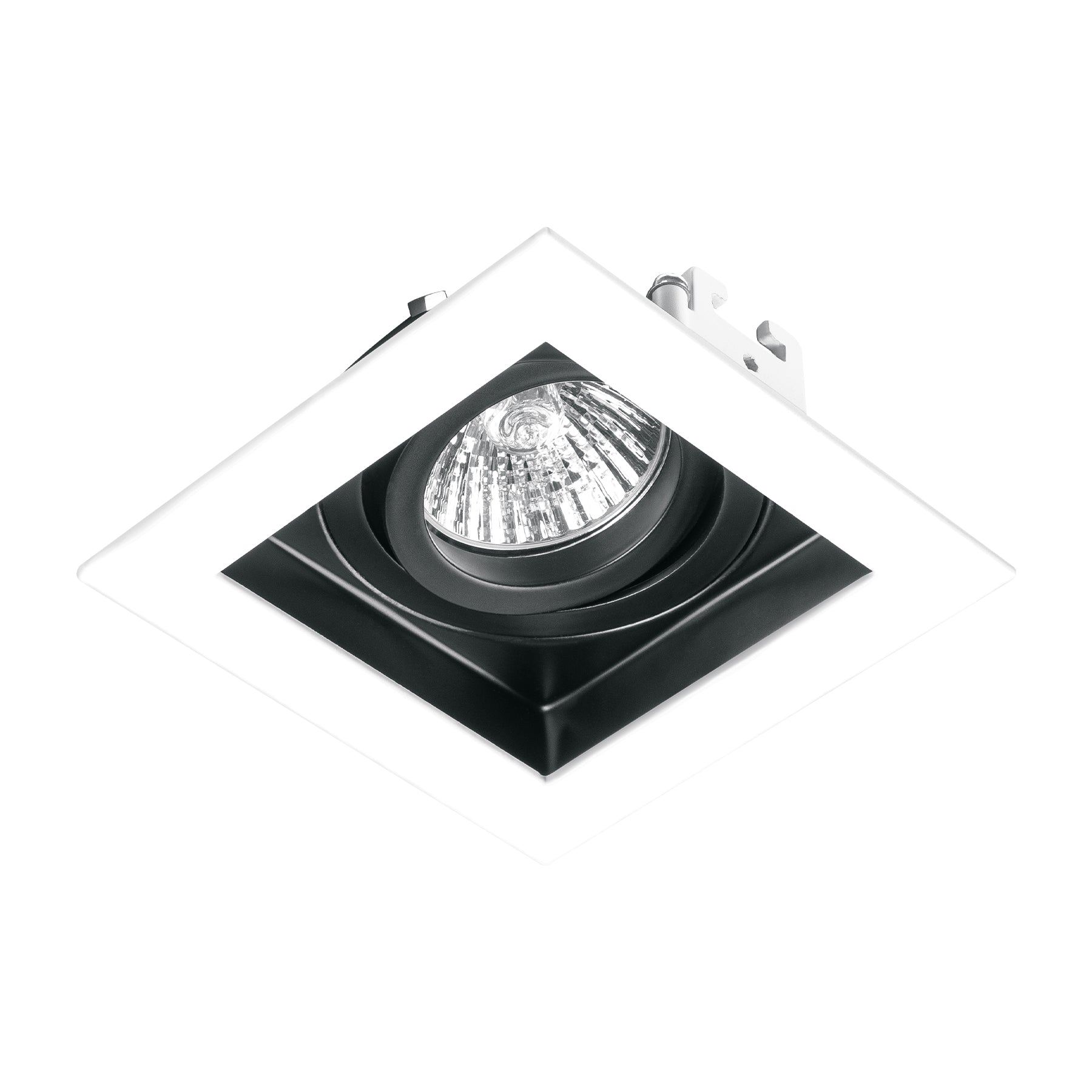 Luminario empotrable con 1 spot dirigible, blanco, VOLTECK | EMP-710S | 49544