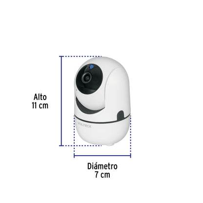 Cámara WiFi Robotizada 3MP, Volteck | CTV-30W | 49556
